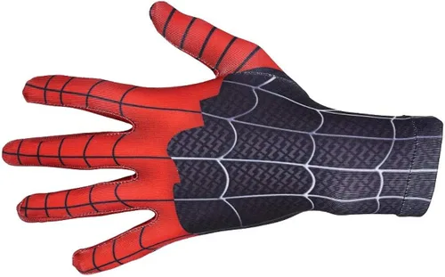 Vista 2 de QJD Superhero Cosplay Costume Mask Gloves Child Adult