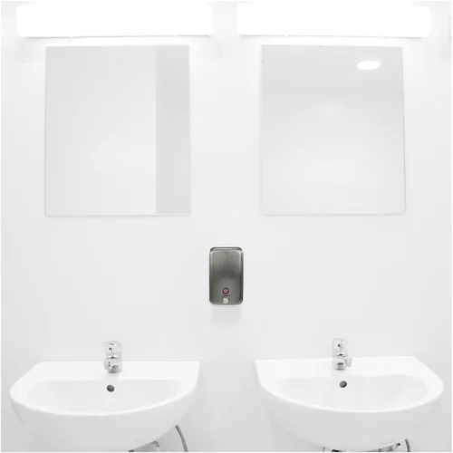 Vista 2 de Dispensador de jabón, Holds 31.5oz., acero inoxidable, Paquete de 10, Acero inoxidable, 1