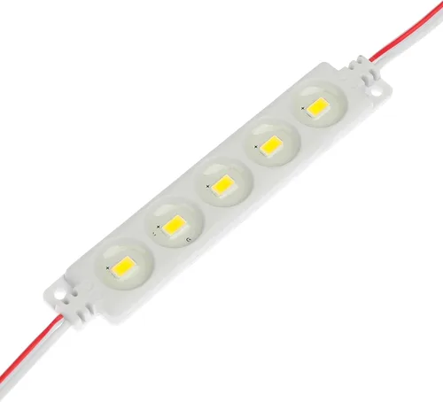 Vista 2 de Q QINGCHEN DC12V - Módulo LED de inyección blanca cálida de 1.2 W, luz trasera decorativa impermeable para letreros de letras publicitarias