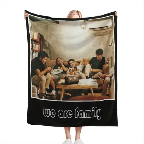 Vista 16 de Manta personalizada con texto fotográfico, manta de imagen personalizada para bebé, madre, padre, adultos, amigos, amantes, regalo personalizado