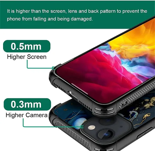 Vista 959 de Funda compatible con iPhone 15, diseño de elefantes africanos, diseño increíble a prueba de golpes, antiarañazos, carcasa trasera de policarbonato