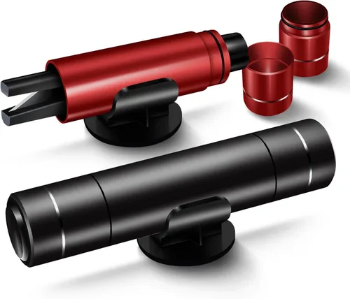 Vista 9 de Martillo para Romper Ventanas de Coche y Cortador de Cinturón de Seguridad, Martillo de Seguridad para Coche 2 en 1, Rompevidrios Multifuncional