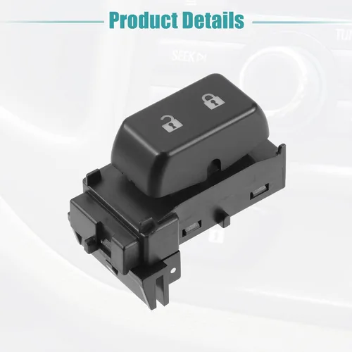 Vista 8 de ACROPIX Interruptor de bloqueo de puerta de automóvil de repuesto para Chevy Silverado 1500 - Paquete de 1 negro