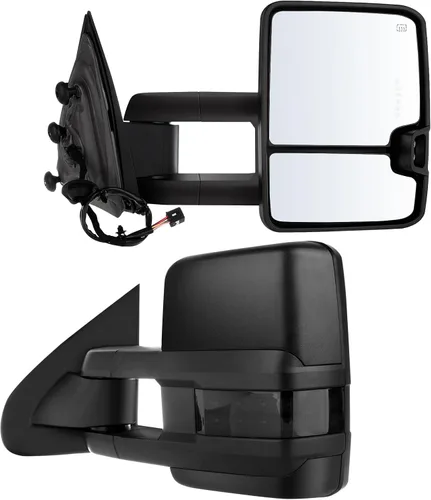 Vista 35 de ECCPP - Espejos de remolque de repuesto para Chevy Silverado 2007-2014