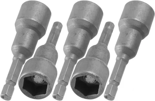 Vista 8 de 15 unids Hex Magnetic Power 0.315 in 5/16 Adaptador de zócalo Broca Tuerca Driver Set 1/4 pulgadas Hex para Herramientas Eléctricas