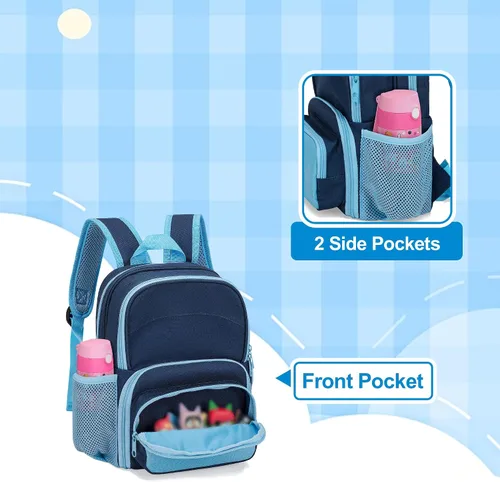 Vista 4 de LoDrid - Mochila compatible con Tonie Box 2/1, varios bolsillos para auriculares Estuche de transporte para cargador y accesorios, bolsa