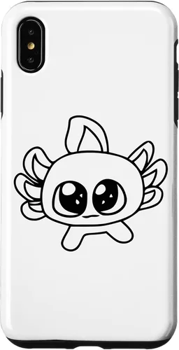 Vista 7 de Funda para disfraz de cumpleaños para iPhone 14 con diseño de ajolote kawaii para niñas y niños