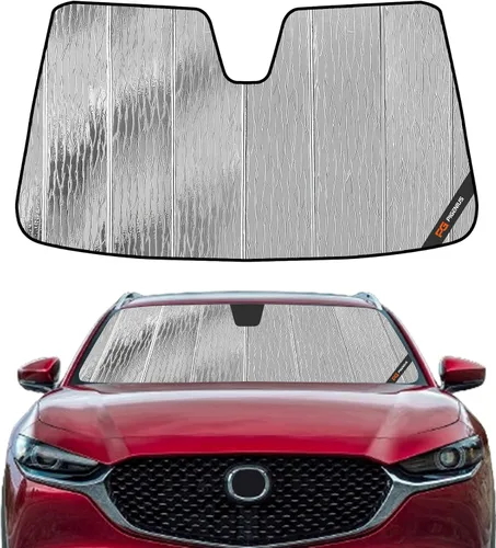 Vista 29 de Pigenius Parasol de parabrisas para Mazda CX-5 2013-2016 Parasol de ventana delantera - Salvaguardia