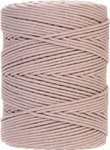 Vista 20 de Cuerda de macramé de 2 mm x 349 metros de cuerda de algodón natural para macramé, cuerda de macramé de color, cuerda de algodón suave, suministros