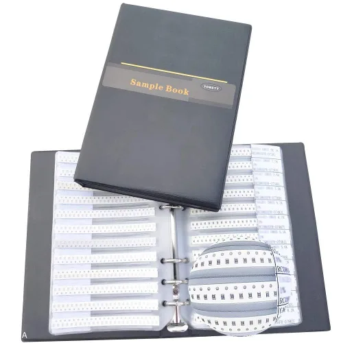 Vista 3 de 0402 0R - 20M 178 Valores (50pcs/Valor) 1% Kit de resistencias 8900pcs Todas las series SMD Resistor Combo Sample Book Kit SMT Pack Box Book
