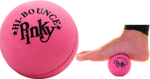 Vista 13 de Hi-Bounce Pinky Ball (paquete de 6) por JA-RU. Pelotas hinchables de goma para niños y adultos. Pelota de rebote rosa pequeña. Recuerdos de fiesta