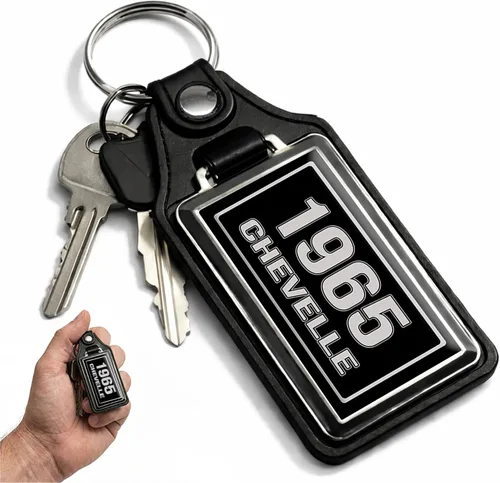 Vista 22 de Brotherhood Llavero de coche para Chevelle - Llavero de modelos clásicos para hombres y mujeres, llavero de regalo