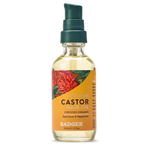 Vista 9 de Badger Aceite orgánico de argán para el cabello, domesticación
