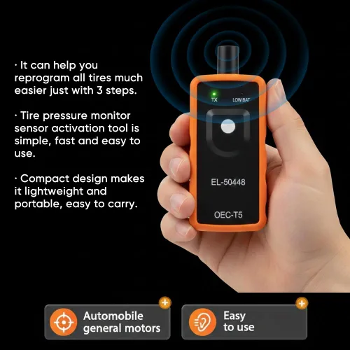 Vista 5 de TPMS Herramienta de reinicio para sensor de presión de neumáticos - EL-50448 Herramienta de reaprendizaje del sistema de control de presión