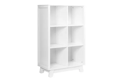 Vista 10 de Babyletto Hudson - Mesita de noche con puerto USB en color blanco, 1 cajón y compartimento de almacenamiento