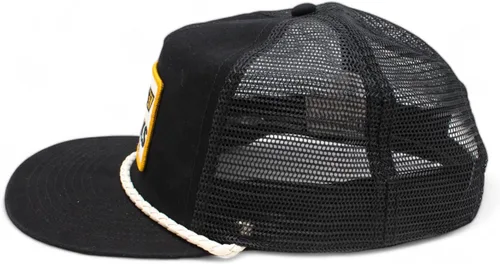 Vista 5 de American Needle Chevrolet Trucks Wyatt Gorra de béisbol ajustable Snapback Trucker (23014A-CHEVY-BLK)