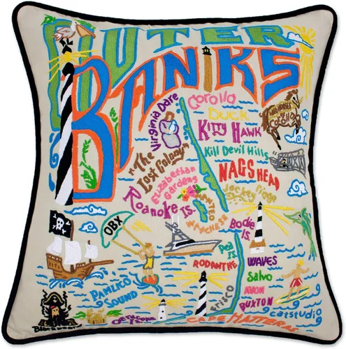 Vista 71 de Catstudio Portland (Oregon) - Almohada decorativa bordada
