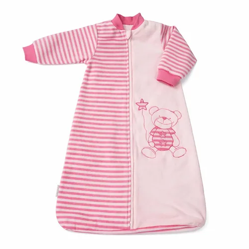 Vista 10 de Tog 2.0 - Saco de dormir para niños pequeños, manga larga, terciopelo de algodón, cálido saco de dormir con brazos para bebé, 4 estaciones, Azul