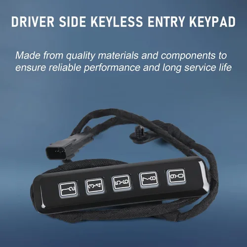 Vista 2 de DICMIC Teclado de entrada sin llave del lado del conductor Compatible con Ford F150 2015-2020 2017-2020 Ford F250 F350 F450 F550 Super Duty