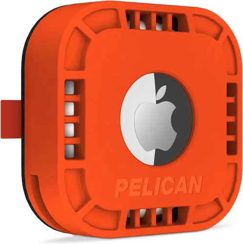 Vista 12 de Pelican Protector - Paquete de 4 soportes para Apple AirTag Funda Air Tag con adhesivo 3M Funda resistente a prueba de golpes para AirTag Stick