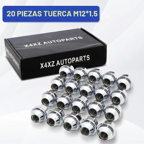 Vista 7 de 611-303 M12* 1.5 Tuerca de llanta - 3/4" 0.748 in Hex 1.260 in Longitud - Estilo de fábrica de cromo Tuerca de rueda para Ford Focus Escape Fusion