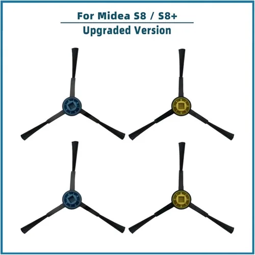 Vista 3 de Accesorios Cepillo lateral principal Filtro Hepa Trapeador Bolsa de polvo Compatible con Midea S8/S8+ Plus