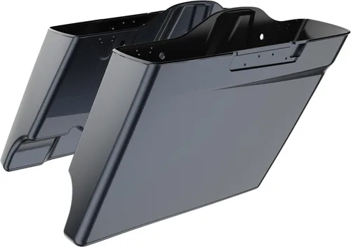 Vista 85 de Alforjas extendidas para Harley Touring Street Glide, Electra Glide, Road Glide 2014-2023 (whisky ámbar)