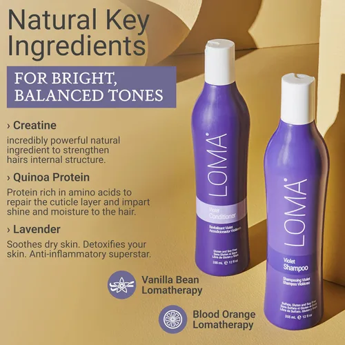 Vista 3 de Loma Hair Care Violet Duo: Shampoo and Conditioner