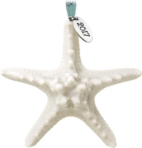 Vista 4 de Hallmark Recuerdo 2017 Remembering Always Starfish Bereavement - Adorno navideño de porcelana prémium