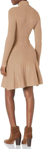 Vista 2 de GUESS Eco Essential Amelia - Vestido de tortuga de manga larga para mujer