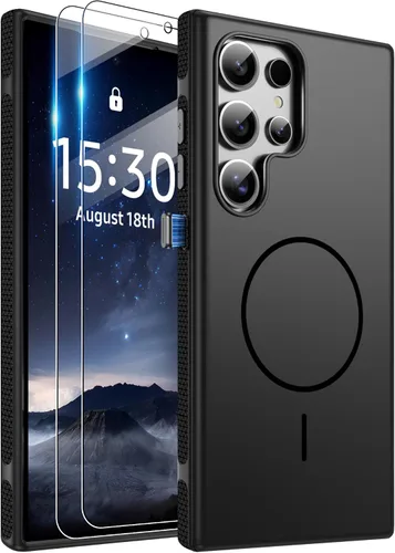 Vista 356 de Jshru Funda para Samsung Galaxy S26 Plus/Galaxy S25 Plus: para Galaxy S24 Plus [compatible con Magsafe] [2 protectores de pantalla HD] cubierta