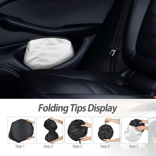 Vista 7 de Car Windshield Sunshade for Honda HR-V 2023 2024 2025, Blocks Heat UV Rays for Trucks SUVs, Reflective Sun Screen Protector Interior Cooler