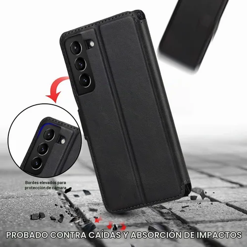 Vista 6 de QLTYPRI Funda tipo cartera para Samsung Galaxy A14 4G/5G, color negro