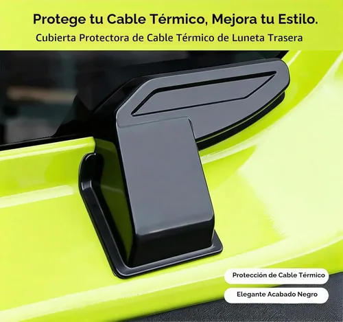 Vista 2 de YOCTM Paquete de 2 cubiertas protectoras de alambre de calefacción para parabrisas trasero para Suzuki Jimny 2019-2026 JB64 JB74W, borde de cable