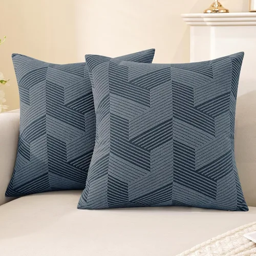 Vista 32 de JIVINER - Juego de 2 fundas elásticas para sillas de comedor, fundas geométricas de jacquard para sillas de comedor, fundas lavables para sillas