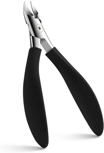 Vista 9 de FVION Cortaúñas para uñas encarnadas, cortaúñas rectas para uñas encarnadas, tratamiento profesional de uñas encarnadas para adultos, personas Negro