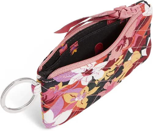 Vista 2 de Vera Bradley Cartera de algodón con cremallera para identificación para mujer