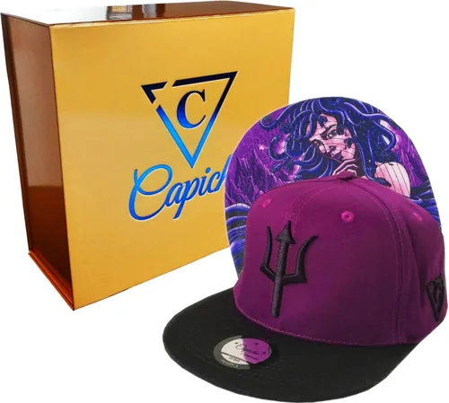Vista 3 de Capiche - Gorra de visera plana de serie especial, talla única, unisex, hombre, más de 99 diseños