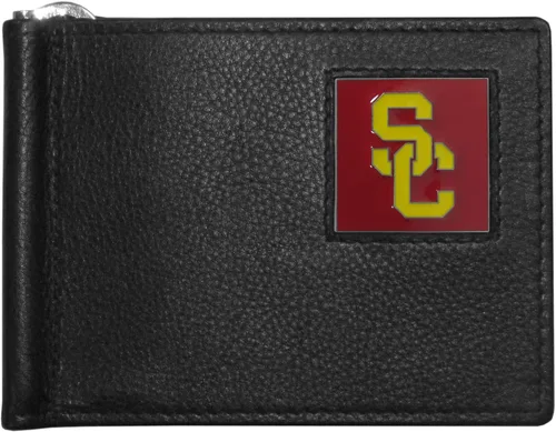 Vista 29 de Siskiyou Cartera deportiva de cuero con clip para billetes de la NCAA