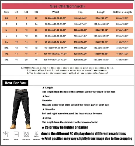 Vista 6 de Pantalones de hombre Color y forro polar Pantalones resistentes al viento y a la lluvia Pantalones de entrenamiento cálidos de invierno Pantalones