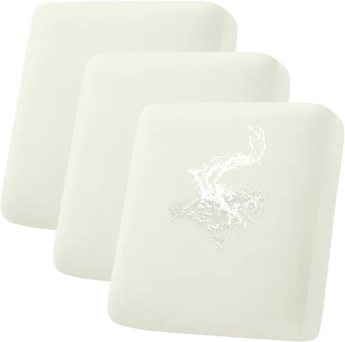 Vista 18 de hyha Fundas de cojín impermeables para sofá, funda elástica para asiento de sofá para perro, lavable, antideslizante, impermeable, fundas de cojín