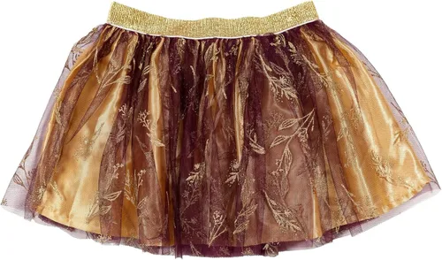 Vista 4 de Disney Princess Moana Frozen - Conjunto de 3 piezas con falda de malla de tul y coletero para niñas pequeñas a niños grandes