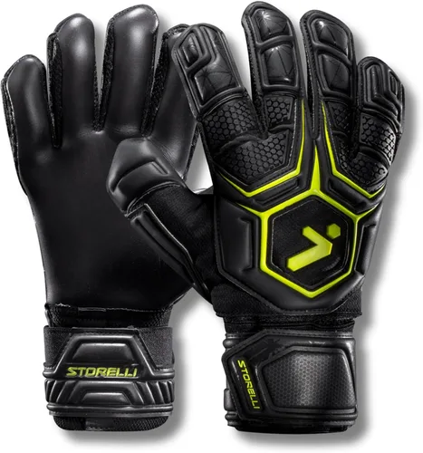 Vista 8 de Storelli Gladiator 3 GK Gloves High-Impact Hand Protection with Removable Finger Spines, Premium Hand Grip for Soccer Goalies