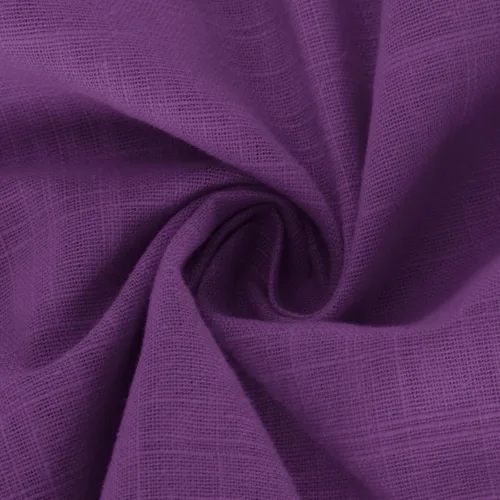 Vista 86 de SMIDOW Camisa de algodón y lino con botones para mujer