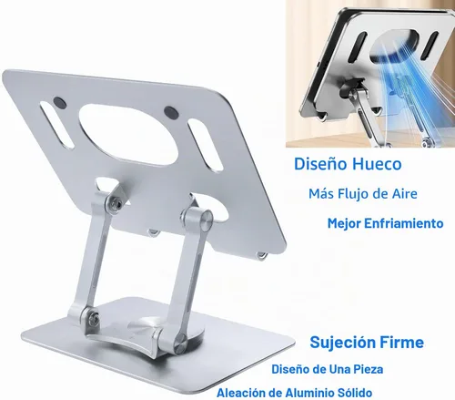 Vista 5 de DCHAV Soporte plegable y ajustable para tableta de dibujo para escritorio, soporte para iPad, elevador de computadora portátil, mesa elevada