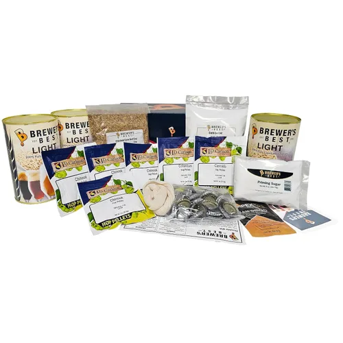 Vista 2 de Brewer's Best Kit de ingredientes de cerveza doble IPA
