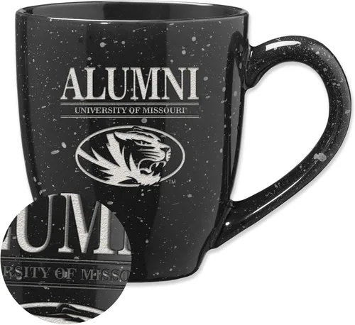 Vista 110 de Rico Industries NCAA Illinois Fighting Illini Alumni - Taza de café de cerámica moteada grabada con láser de 16 onzas