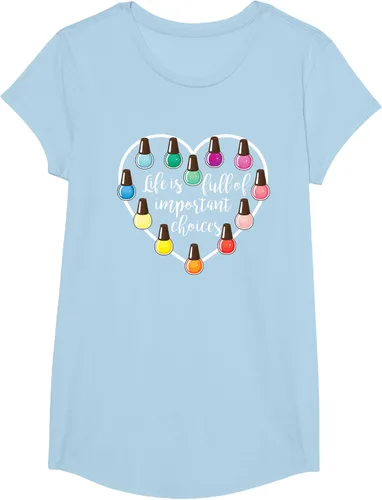 Vista 20 de Life Is Full Of Important Choices - Camiseta de regalo para esmalte de uñas