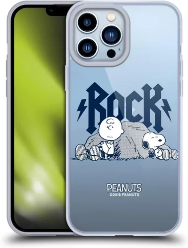 Vista 8 de Head Case Designs Funda de gel con licencia oficial de Peanuts Charlie Brown Good Grief Rock Tees [protección de grado militar] compatible con Apple