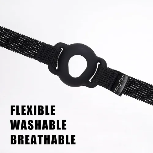 Vista 5 de Brazalete para Dexcom G7, sistema de monitor continuo de glucosa CGM, cubierta de sensor transmisor, banda flexible ajustable de 8 a 19 pulgadas